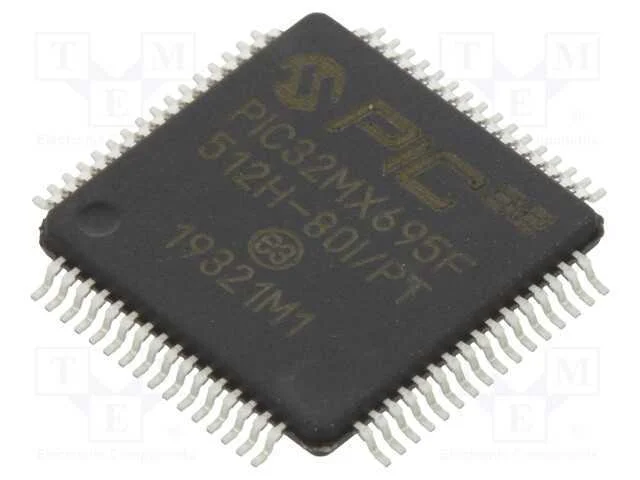 Ic: Microcontrolador Pic; 512kb; 80mhz; 2,3÷3,6vdc; Smd; Tqfp64