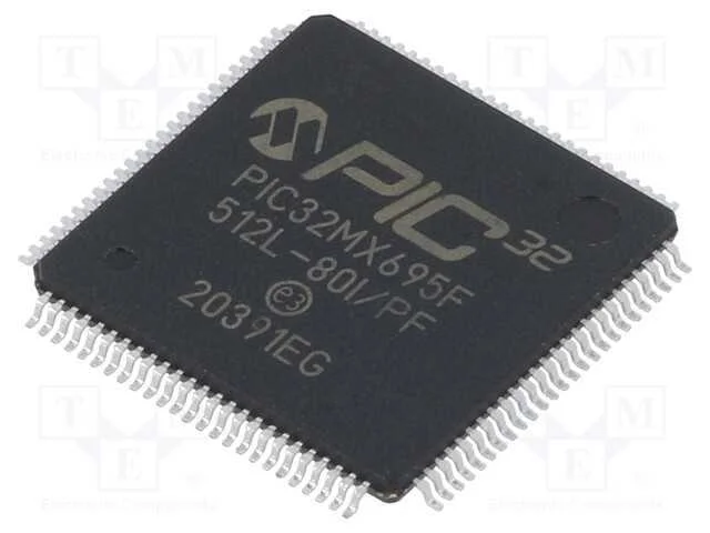 Ic: Microcontrolador Pic; 512kb; 80mhz; 2,3÷3,6vdc; Smd; Pic32