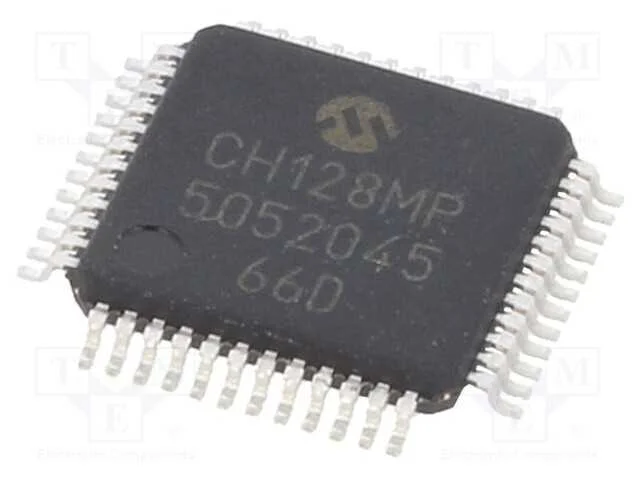 Ic: Microcontrolador Dspic; 128kb; 20kbsram; Tqfp48; 3÷3,6vdc
