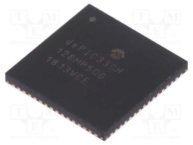 Ic: Microcontrolador Dspic; 128kb; 20kbsram; Qfn64; 3÷3,6vdc
