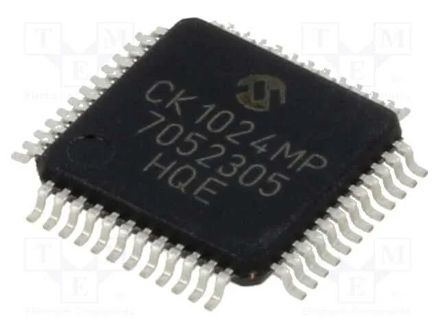 Ic: Microcontrolador Dspic; 1024kb; 128kbsram; Tqfp48; 3&divide;3,6vdc
