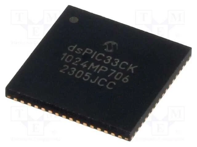 Ic: Microcontrolador Dspic; 1024kb; 128kbsram; Qfn64; 3÷3,6vdc