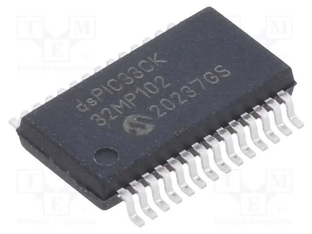 Ic: Microcontrolador Dspic; 32kb; 8kbsram; Ssop28; Dspic; 0,65mm