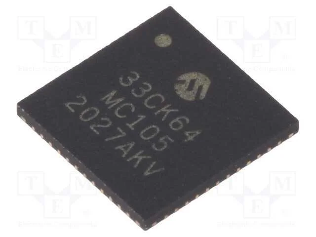 Ic: Microcontrolador Dspic; 64kb; 8kbsram; Uqfn48; Dspic; 0,4mm