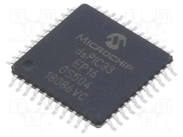 Ic: Microcontrolador Dspic; 16kb; 2kbsram; Tqfp44; Dspic; 0,8mm