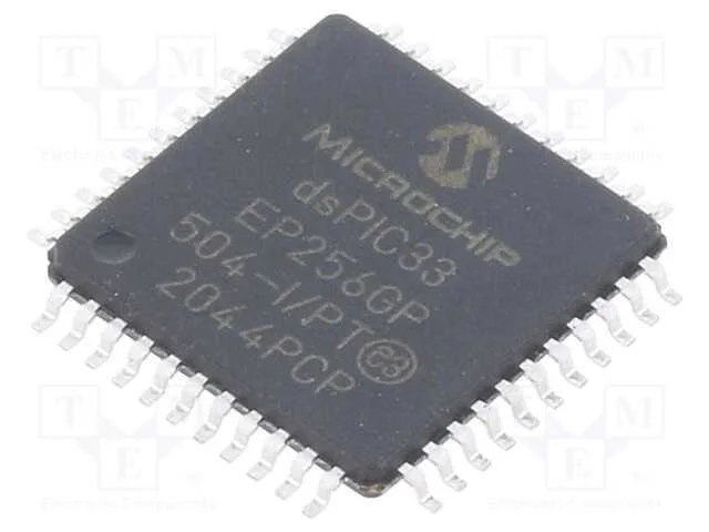 Ic: Microcontrolador Dspic; 256kb; 32kbsram; Tqfp44; Dspic; 0,8mm