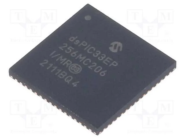 Ic: Microcontrolador Dspic; 256kb; 32kbsram; Qfn64; Dspic; 0,5mm