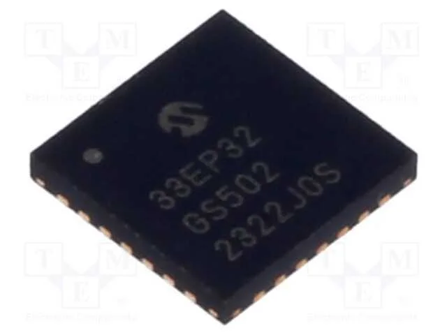 Ic: Microcontrolador Dspic; 32kb; 4kbsram; Qfn-S28; Dspic; 0,65mm