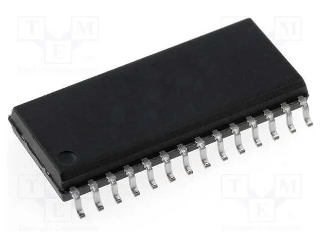 Ic: Microcontrolador Dspic; 16kb; 2kbsram; So28; 3÷3,6vdc; Dspic