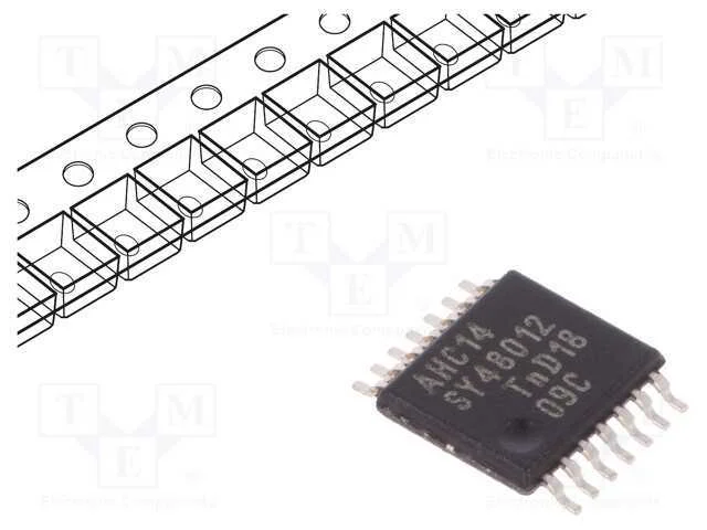 Ic: Digital; Not; Ch: 6; Cmos; Smd; Tssop14; 2&divide;5,5vdc; Rolo,Fita; Ahc