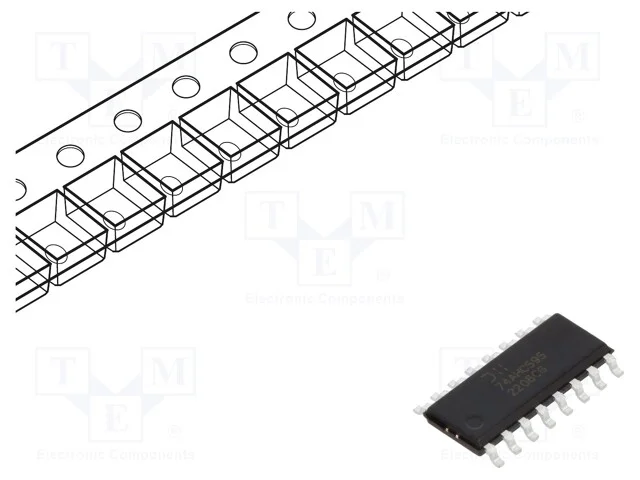 Ic: Digital; Ch: 8; Cmos; Smd; So16; 2&divide;5,5vdc; Ahc; -40&divide;150&deg;c