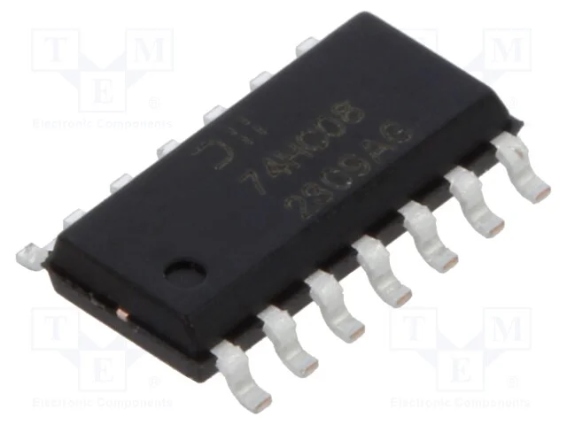 Ic: Digital; And; Ch: 4; In: 2; Cmos; Smd; So14; 2&divide;6vdc; -40&divide;150&deg;c; Hc