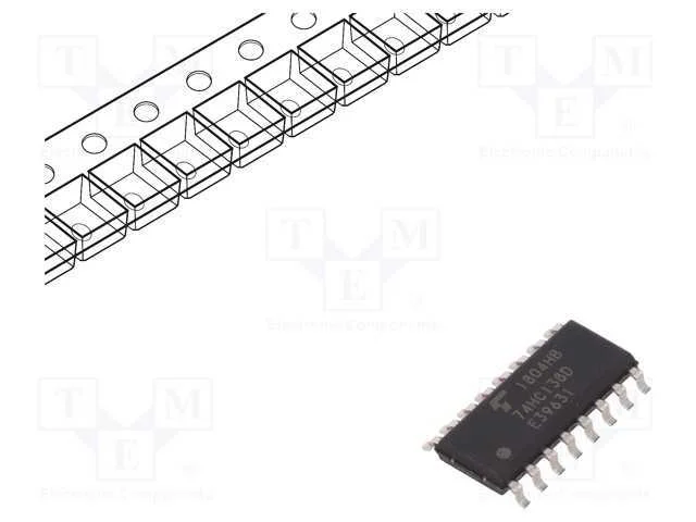 IC: digital, 3 to 8 line,descodificador, C&sup2;MOS, S.