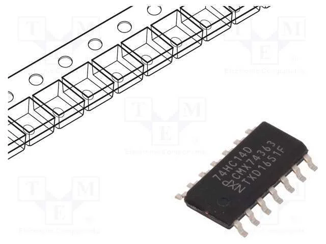 Ic: Digital; Not; Ch: 6; Cmos; Smd; So14; 2&divide;6vdc; -40&divide;125&deg;c; Rolo,Fita