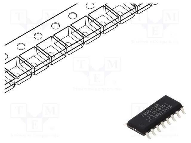 Ic: Digital; Multiplexor; Ch: 2; In: 6; Cmos; Smd; So16; 2&divide;6vdc; Hc