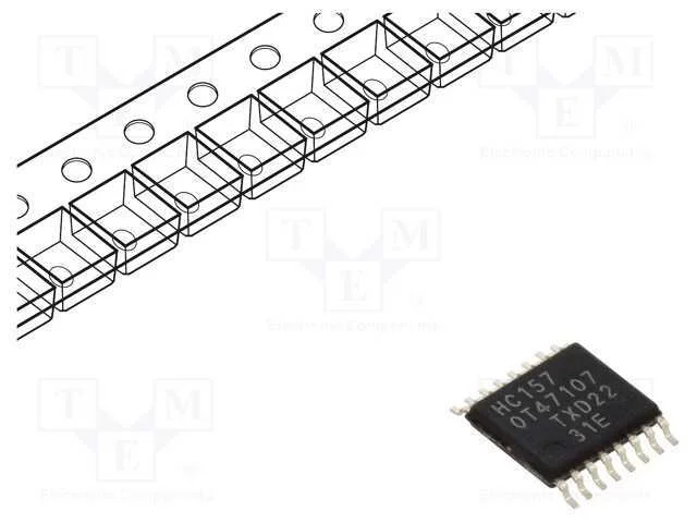 Ic: Digital; Multiplexor; Ch: 4; In: 2; Cmos; Smd; Tssop16; Hc