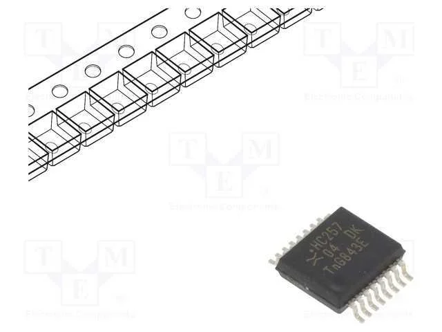 Ic: Digital; Multiplexor; Ch: 4; In: 2; Cmos; Smd; Ssop16; 2&divide;6vdc; Hc