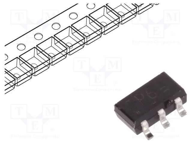 Ic: Digital; Amort.,N&atilde;o Invert&iacute;vel; Ch: 2; Cmos; Smd; Tsop6; 2&divide;6vdc