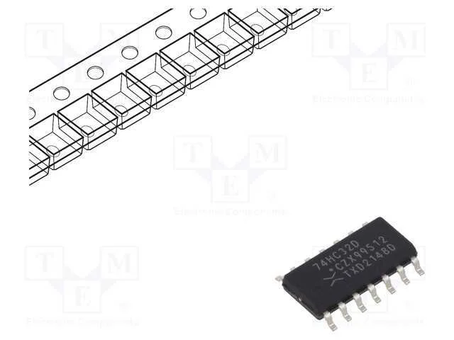 Ic: Digital; Or; Ch: 4; In: 2; Cmos; Smd; So14; 2&divide;6vdc; -40&divide;125&deg;c; 40ua