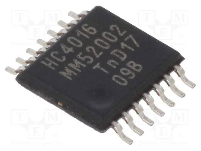 Ic: Digital; Anal&oacute;gico,Interruptor; Ch: 4; Cmos; Smd; Tssop14; Hc