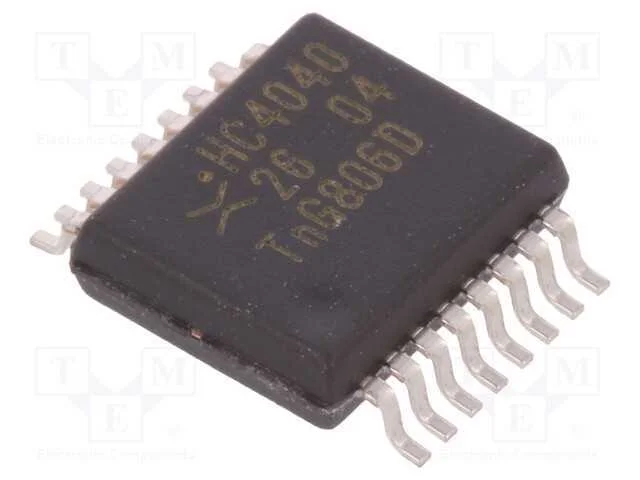 Ic: Digital; 12bit,Contador Bin&aacute;rio; In: 1; Cmos; Smd; Ssop16; Hc