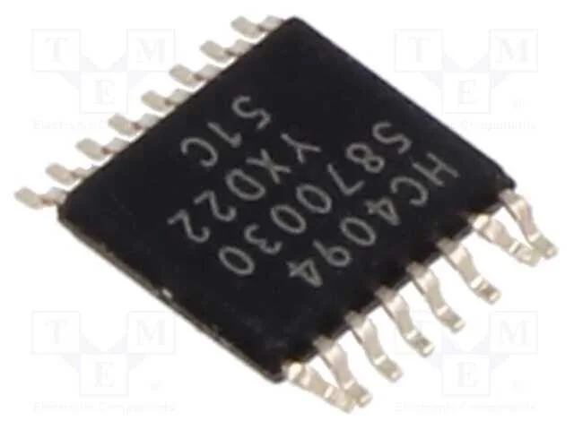 Ic: Digital; Desloque e Guarde,Registo de Bus; Cmos; Smd; Tssop16