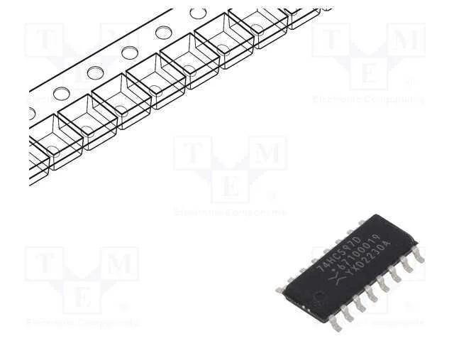 Ic: Digital; 8bit,Registo de Deslocamento; Cmos; Smd; So16; 2&divide;6vdc