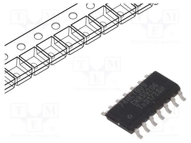 Ic: Digital; Nand; Ch: 4; In: 2; Cmos,Ttl; Smd; So14; 4,5&divide;5,5vdc; Hct