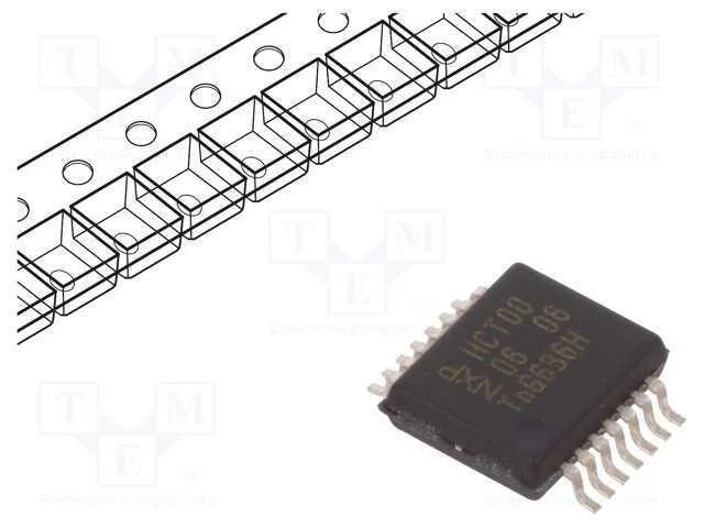 Ic: Digital; Nand; Ch: 4; In: 2; Cmos,Ttl; Smd; Ssop16; 4,5&divide;5,5vdc