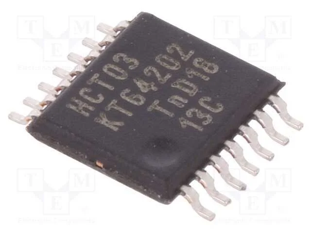 Ic: Digital; Nand; Ch: 4; In: 2; Cmos,Ttl; Smd; Tssop14; 4,5&divide;5,5vdc