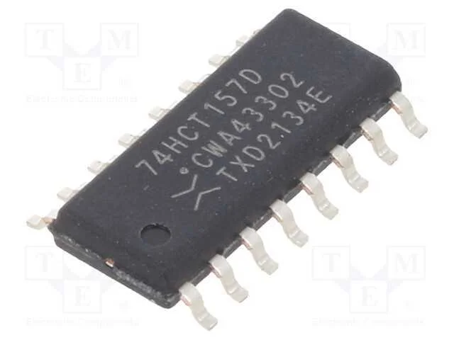 Ic: Digital; Multiplexor; Ch: 4; In: 2; Ttl; Smd; So16; 4,5&divide;5,5vdc; Hct