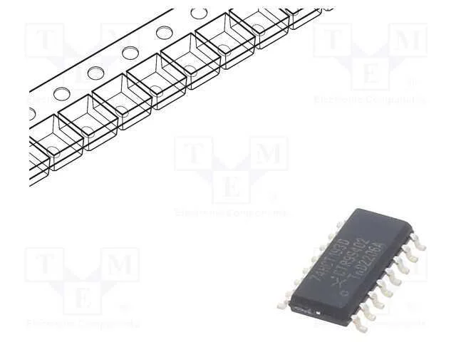 Ic: Digital; 4bit,Contador Bin&aacute;rio Crescente/Decrescente; Smd
