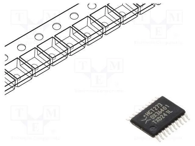 Ic: Digital; Multivibr.Biest&aacute;vel D; Ch: 8; Cmos,Ttl; Smd; Tssop20