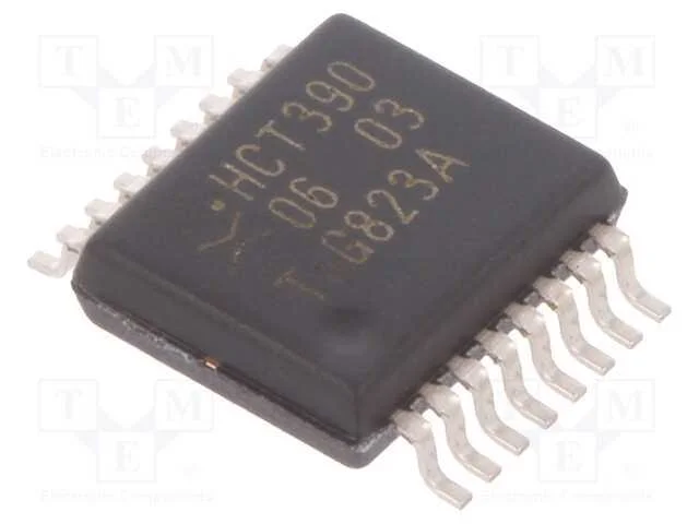 Ic: Digital; Contador Ded&eacute;cadas; Ch: 2; Cmos,Ttl; Smd; Ssop16; Hct