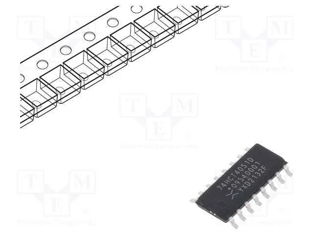 Ic: Digital; Demultiplexor,Multiplexor; Cmos,Ttl; Smd; So16; Hct