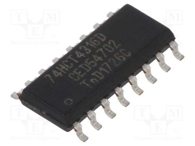 Ic: Digital; Interruptor; Ch: 4; Cmos,Ttl; Smd; So16; Hct; Tubo