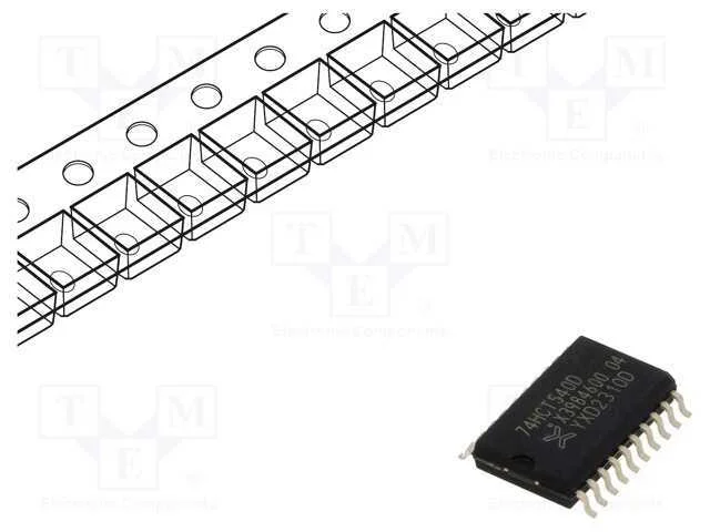 Ic: Digital; Amort.,Invertido,Controlador da Linha; Ch: 8; Smd