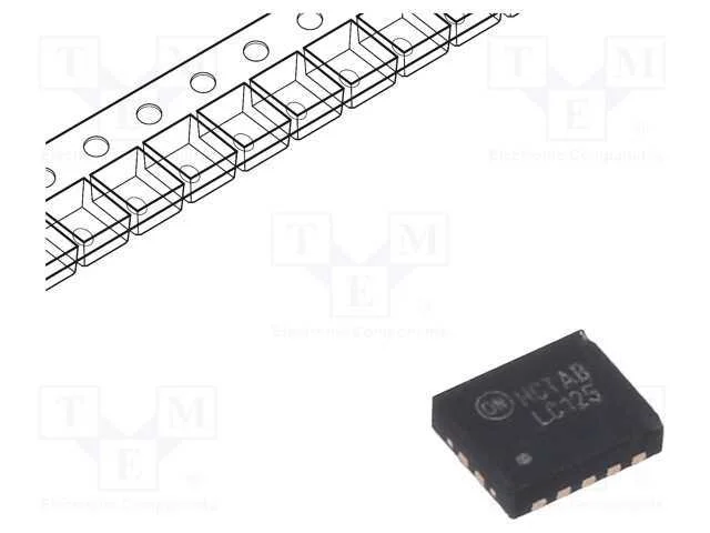 Ic: Digital; Amort.,N&atilde;o Invert&iacute;vel; Ch: 4; Smd; Qfn14; Lcx; 2&divide;3,6vdc