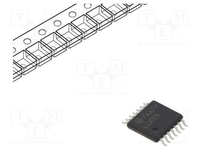 Ic: Digital; Amort.,N&atilde;o Invert&iacute;vel; Ch: 4; Smd; Tssop14; Lcx