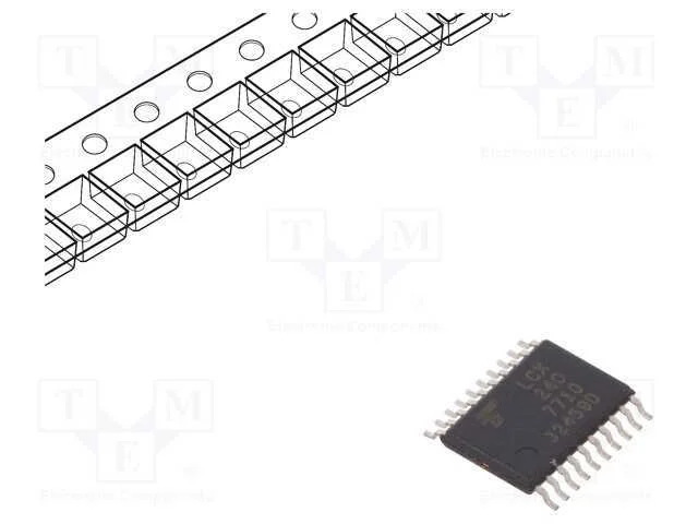Ic: Digital; Amort.,Invertido,Controlador da Linha; Ch: 8; Smd