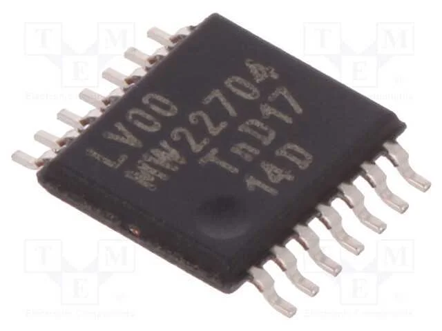 Ic: Digital; Nand; Ch: 4; In: 2; Ttl; Smd; Tssop14; 1&divide;5,5vdc; -40&divide;125&deg;c