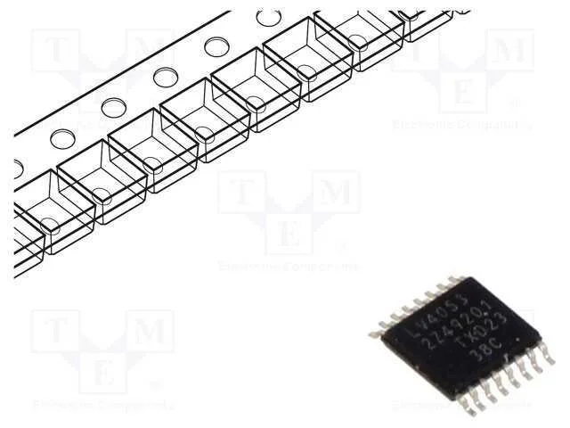 Ic: Comutador Anal&oacute;gico; Interruptor; Smd; Tssop16; 1&divide;6vdc; Lv