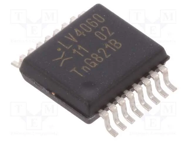 Ic: Digital; 14bit,Contador Bin&aacute;rio; Ttl; Smd; Ssop16; Lv; 1&divide;5,5vdc