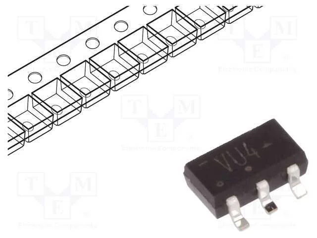 IC: digital, NOT, Ch: 1, CMOS,TTL, SMD, SC74A, Mi.