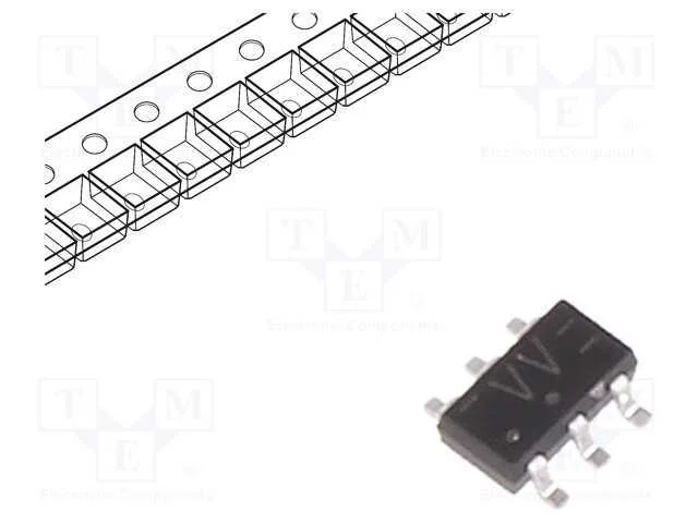 Ic: Digital; Amort.,N&atilde;o Invert&iacute;vel; Ch: 2; Cmos,Ttl; Smd; Tsop6