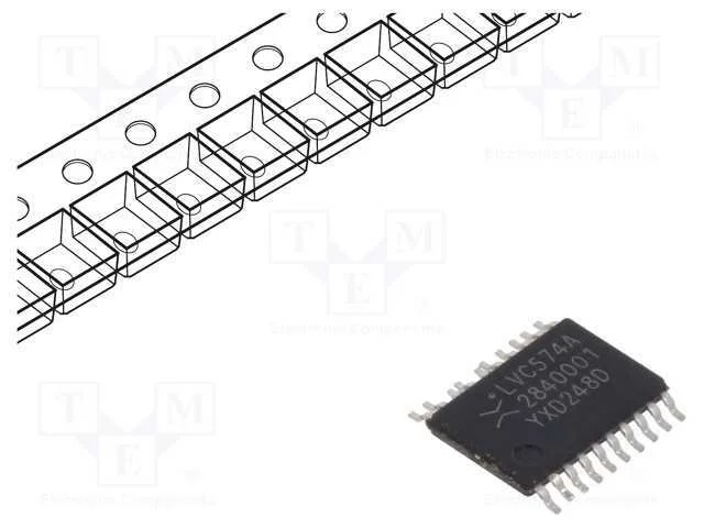 Ic: Digital; Multivibr.Biest&aacute;vel D; Ch: 8; Cmos,Ttl; Smd; Tssop20