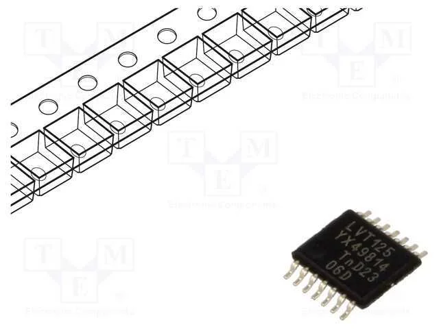 Ic: Digital; 3 Estados,Amort; Ch: 4; In: 2; Bicmos,Ttl; Smd; Tssop14