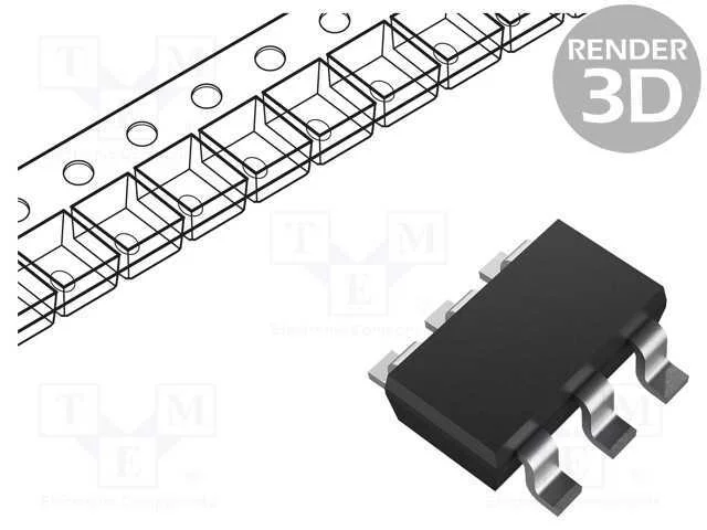 Ic: Conversor A/D; Ch: 1; 12bit; 188,9ksps; 2,7&divide;5,5v; Sot23-Thn