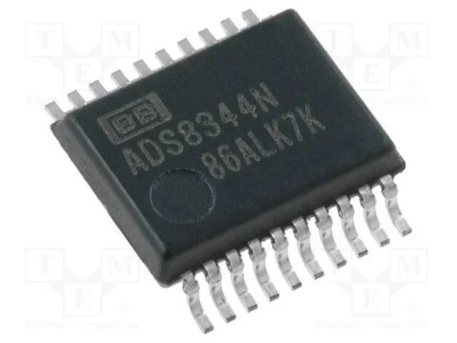 IC: Conversor A/D, Ch: 8, 16bit, 100ksps, 2,7÷5,2.