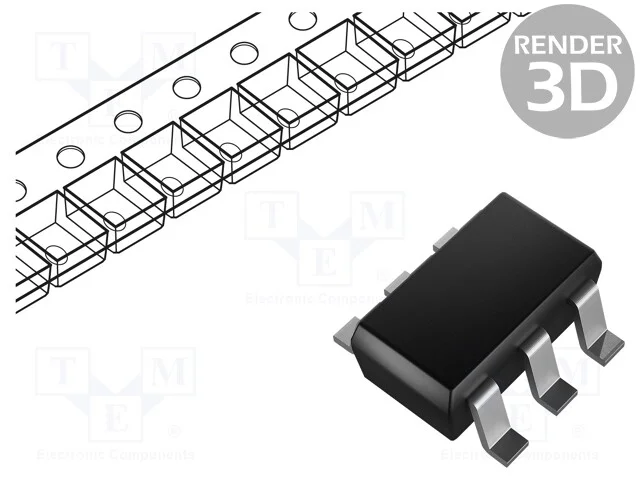 Ic: Power Switch; High-Side,Usb Switch; 2,1a; Ch: 1; P-Channel; Smd